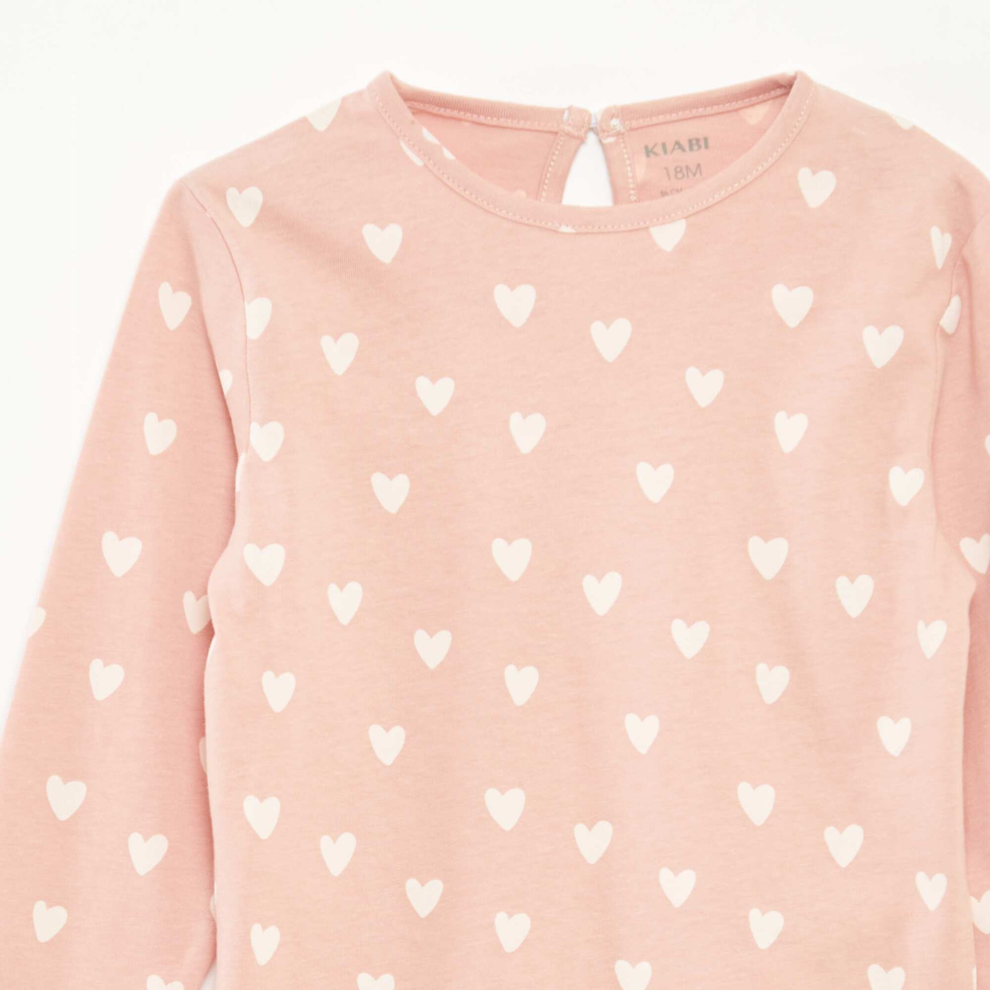 Lot de 3 t-shirts à manches longues ROSE