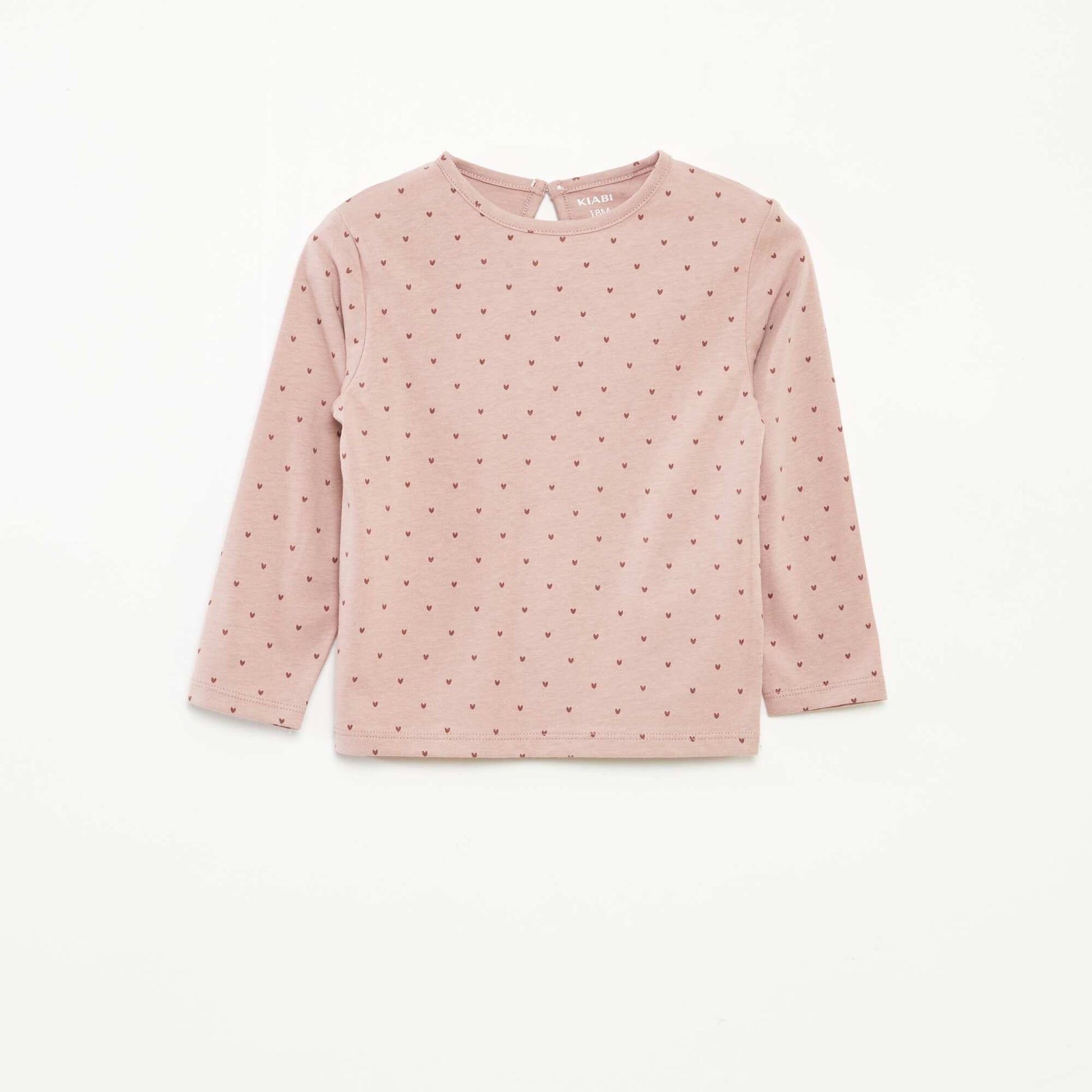 Lot de 3 t-shirts à manches longues ROSE