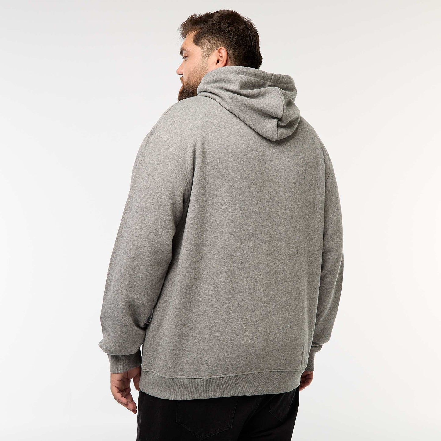 Sweat à capuche à ouverture zippée GRIS