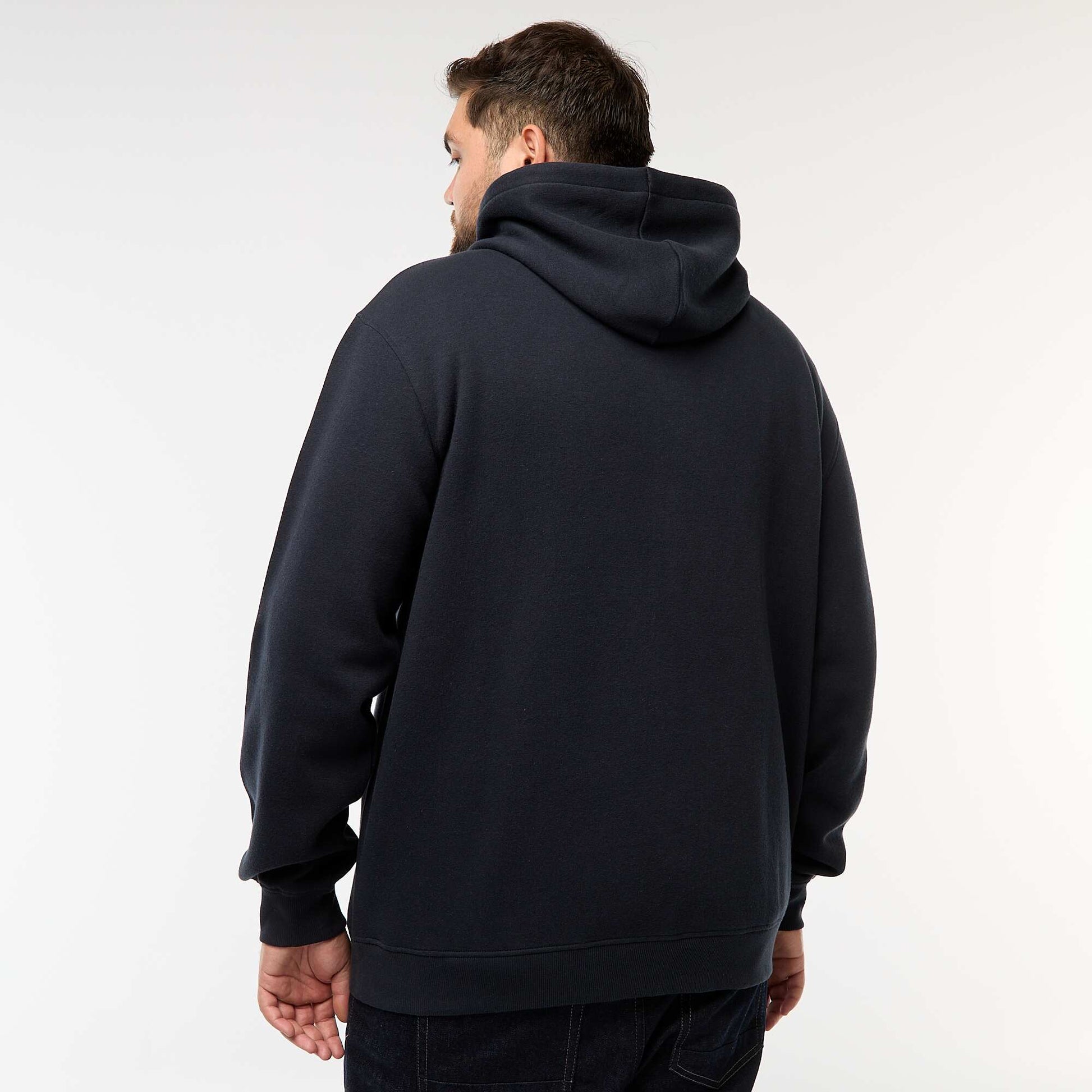 Sweat à capuche à ouverture zippée BLEU