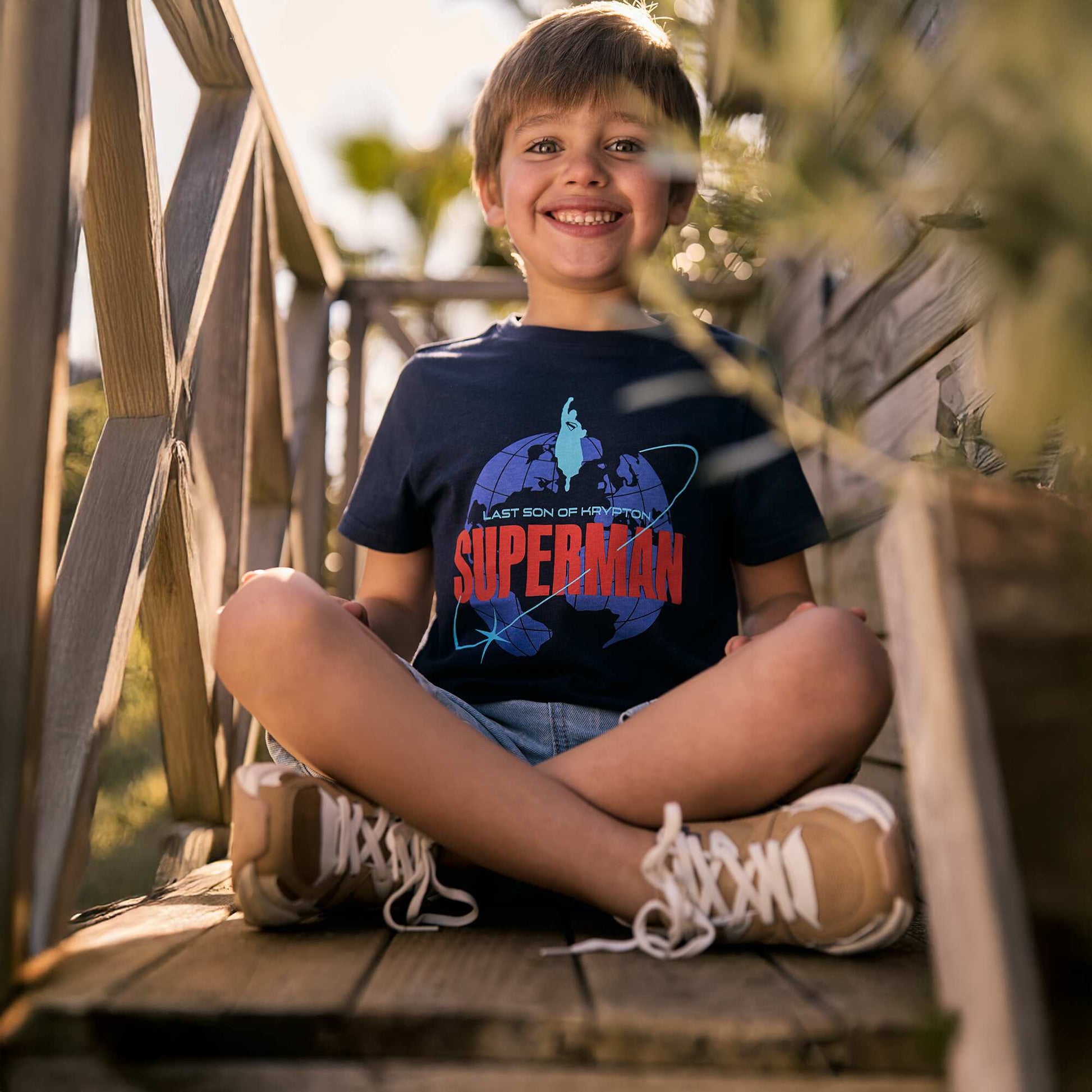 T-shirt 'Superman' 'DC Comics' manches courtes NOIR