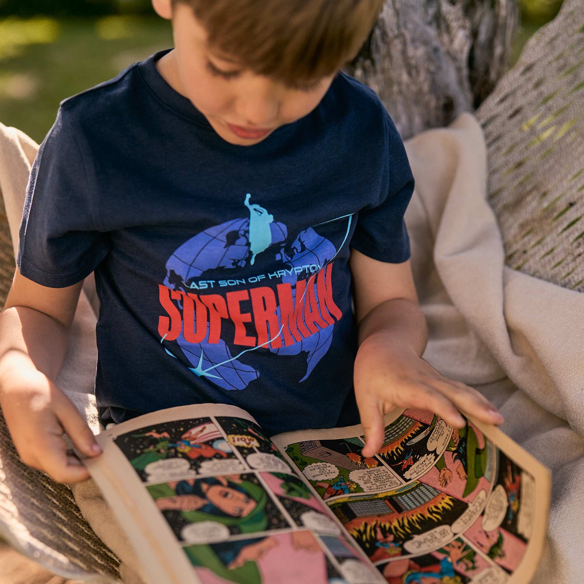 T-shirt 'Superman' 'DC Comics' manches courtes NOIR
