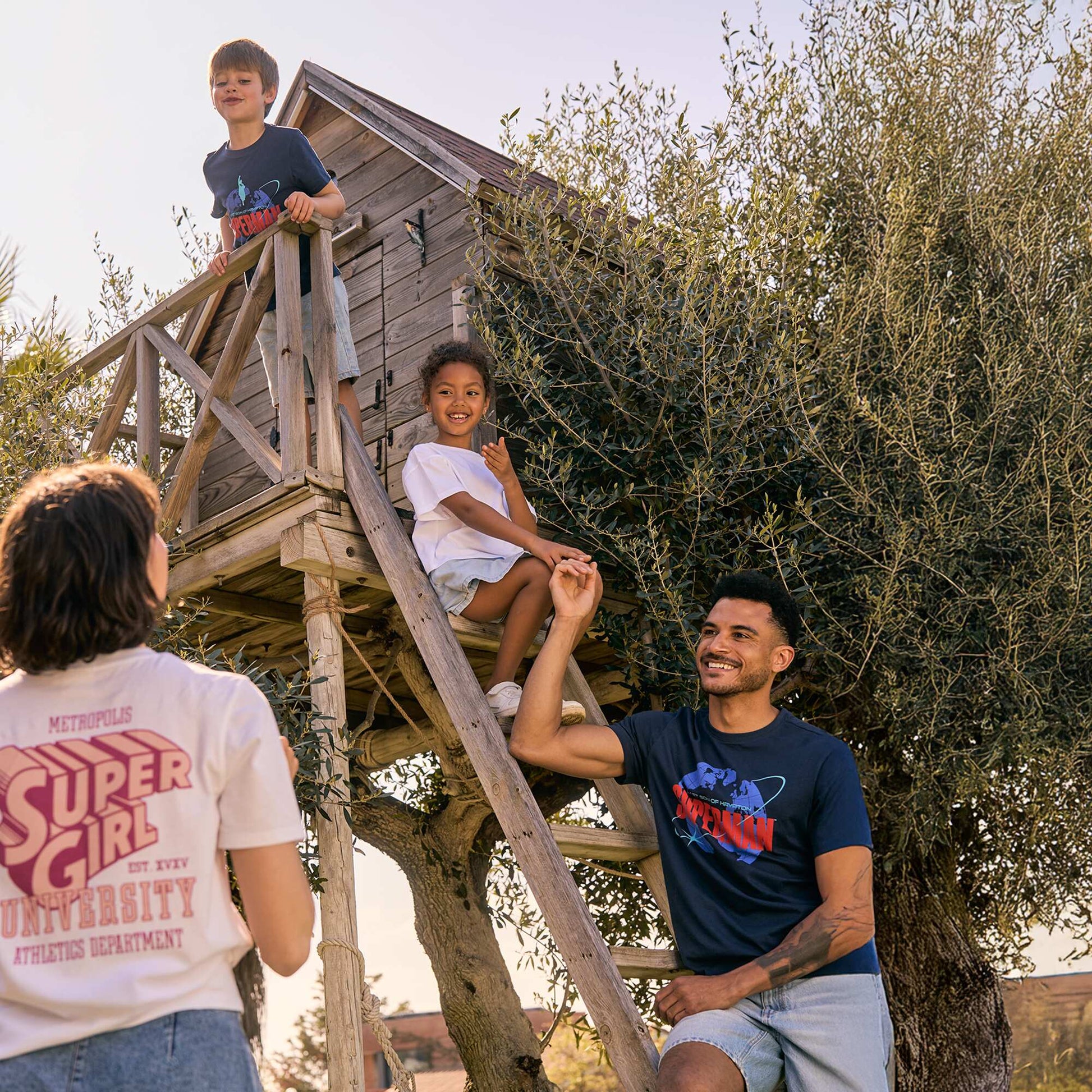 T-shirt 'Superman' 'DC Comics' manches courtes NOIR