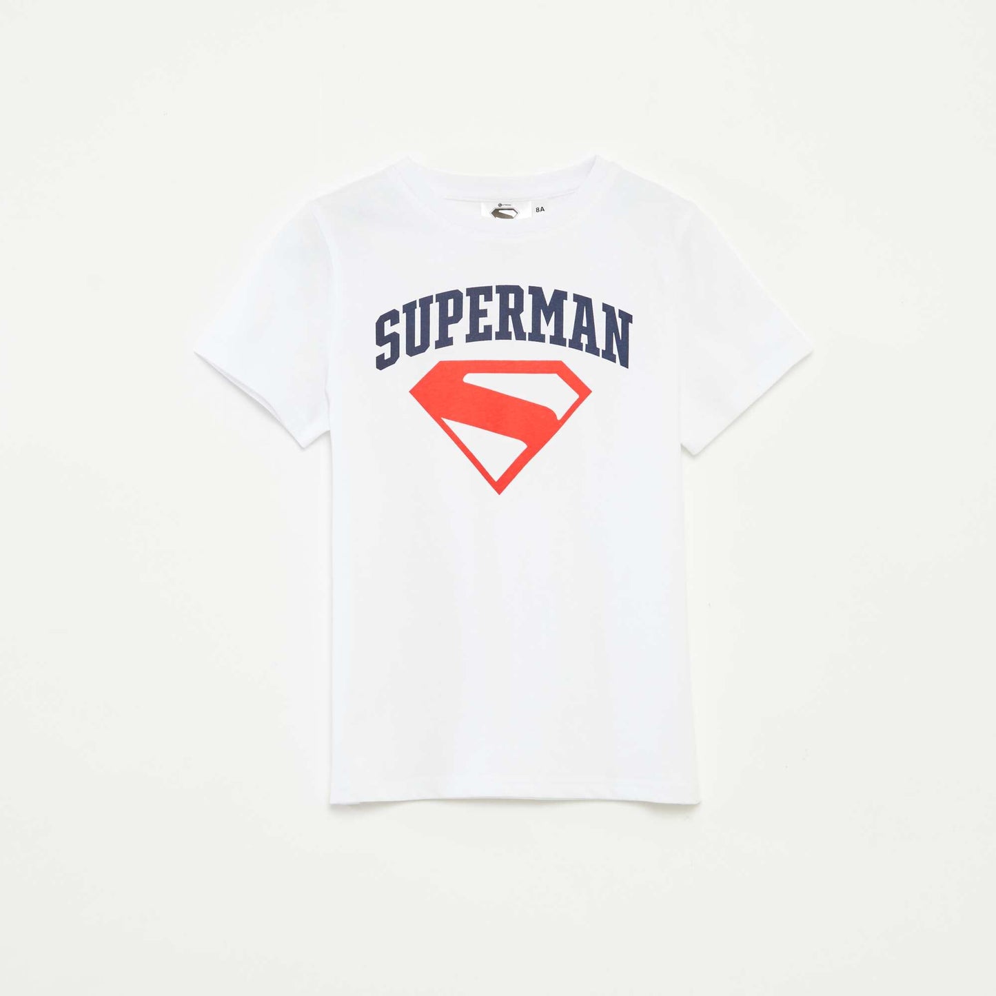 T-shirt 'Superman' 'DC Comics' manches courtes BLANC