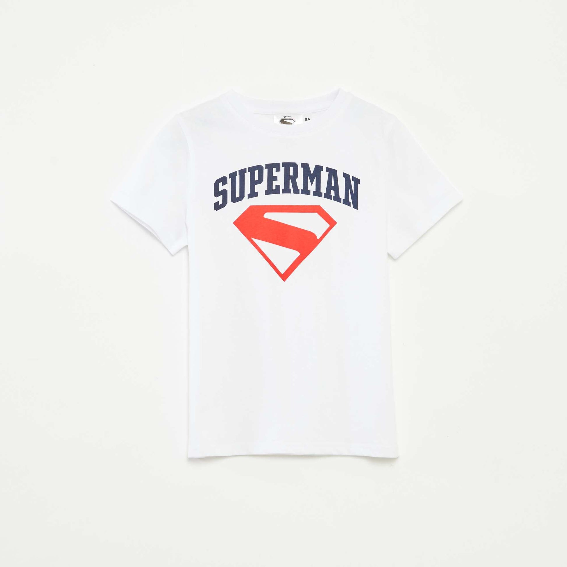 T-shirt 'Superman' 'DC Comics' manches courtes BLANC