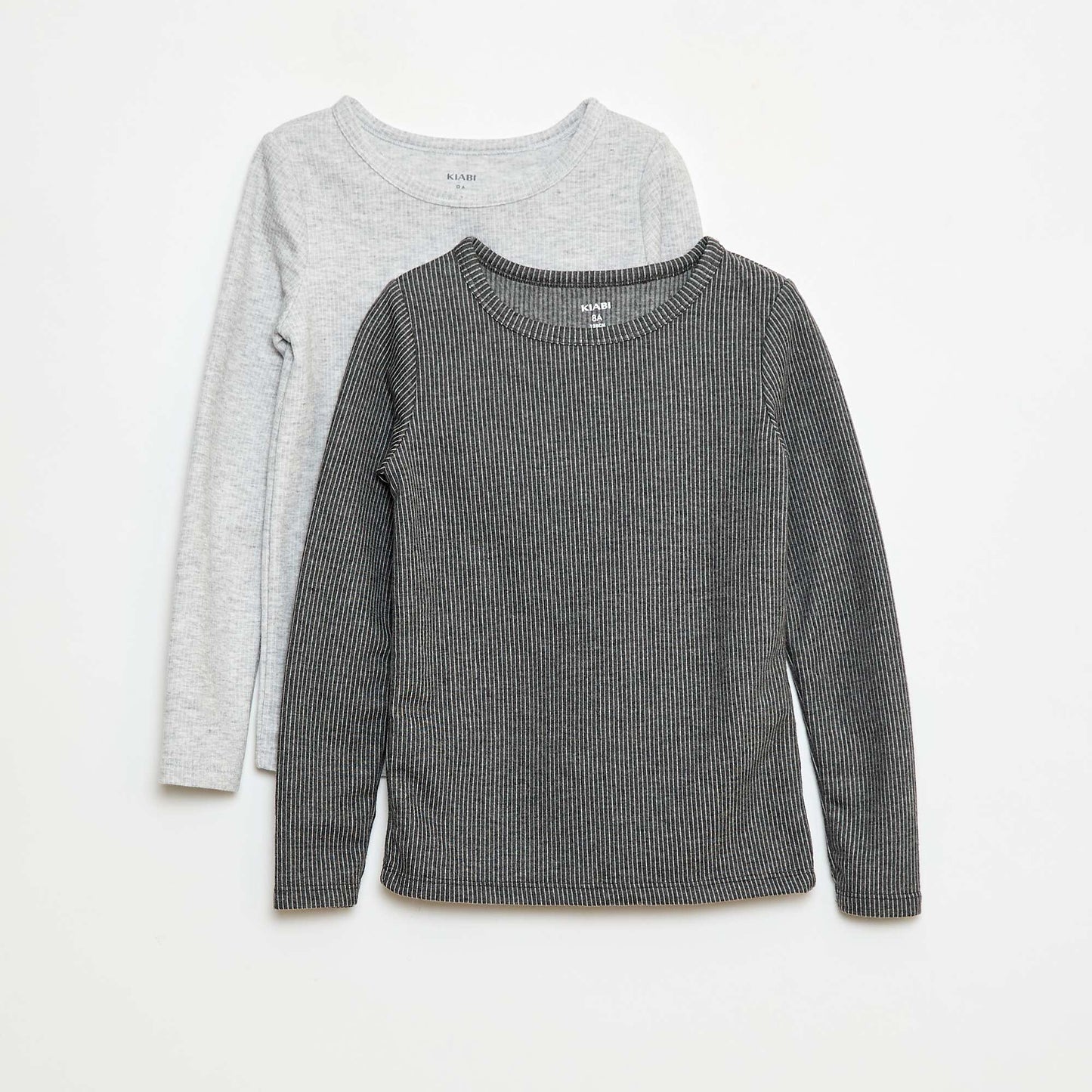 Lot de 2 t-shirts en maille thermo régulatrice GRIS