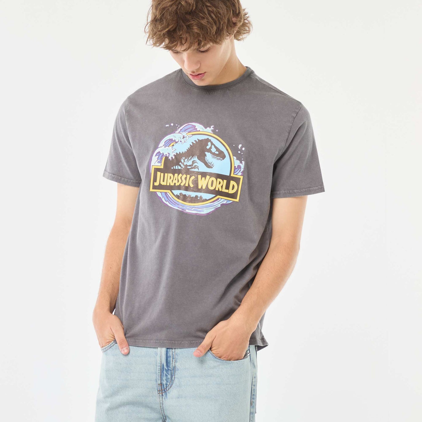 T-shirt 'Jurassic World' manches courtes BLEU