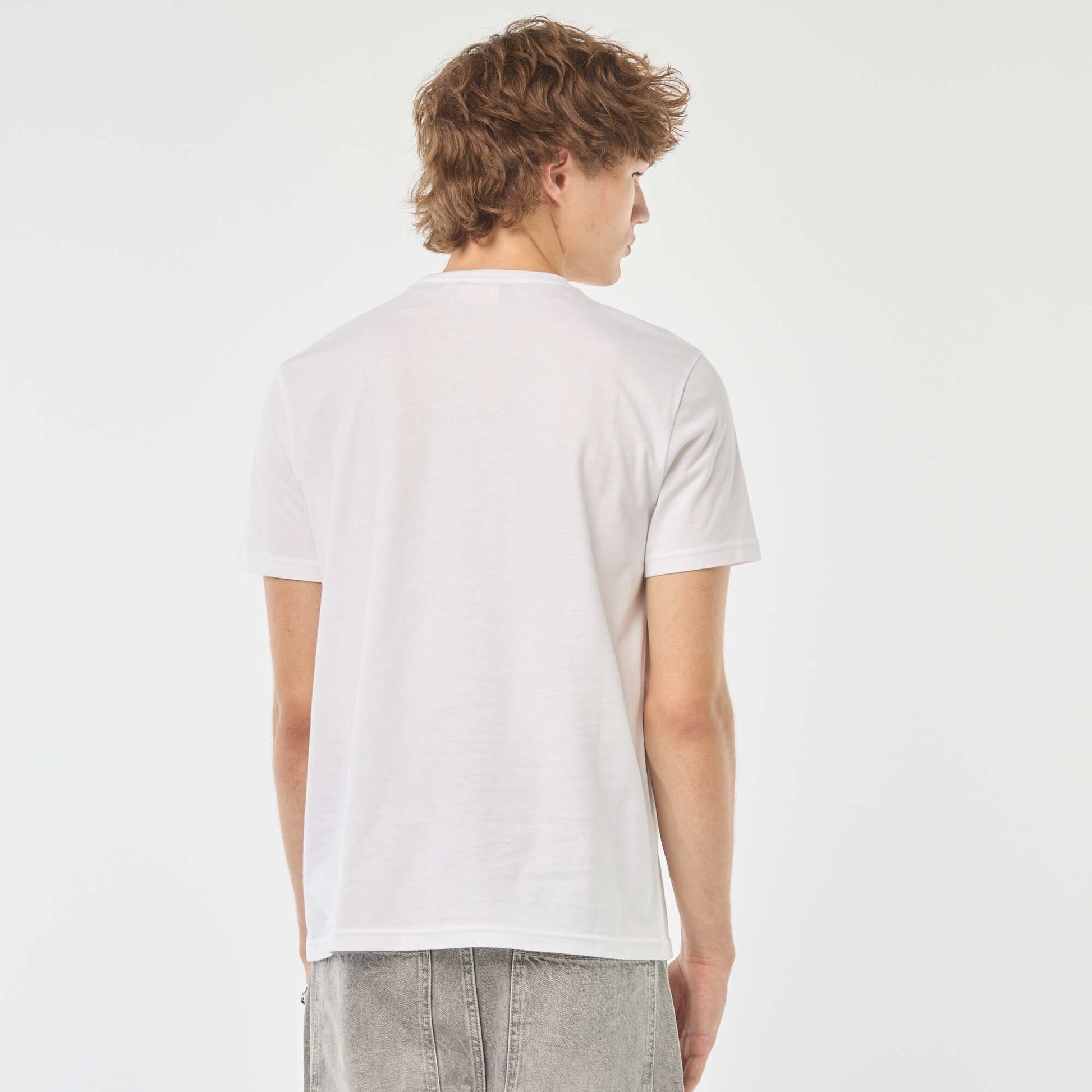 T-shirt 'Naruto' manches courtes imprimé BLANC