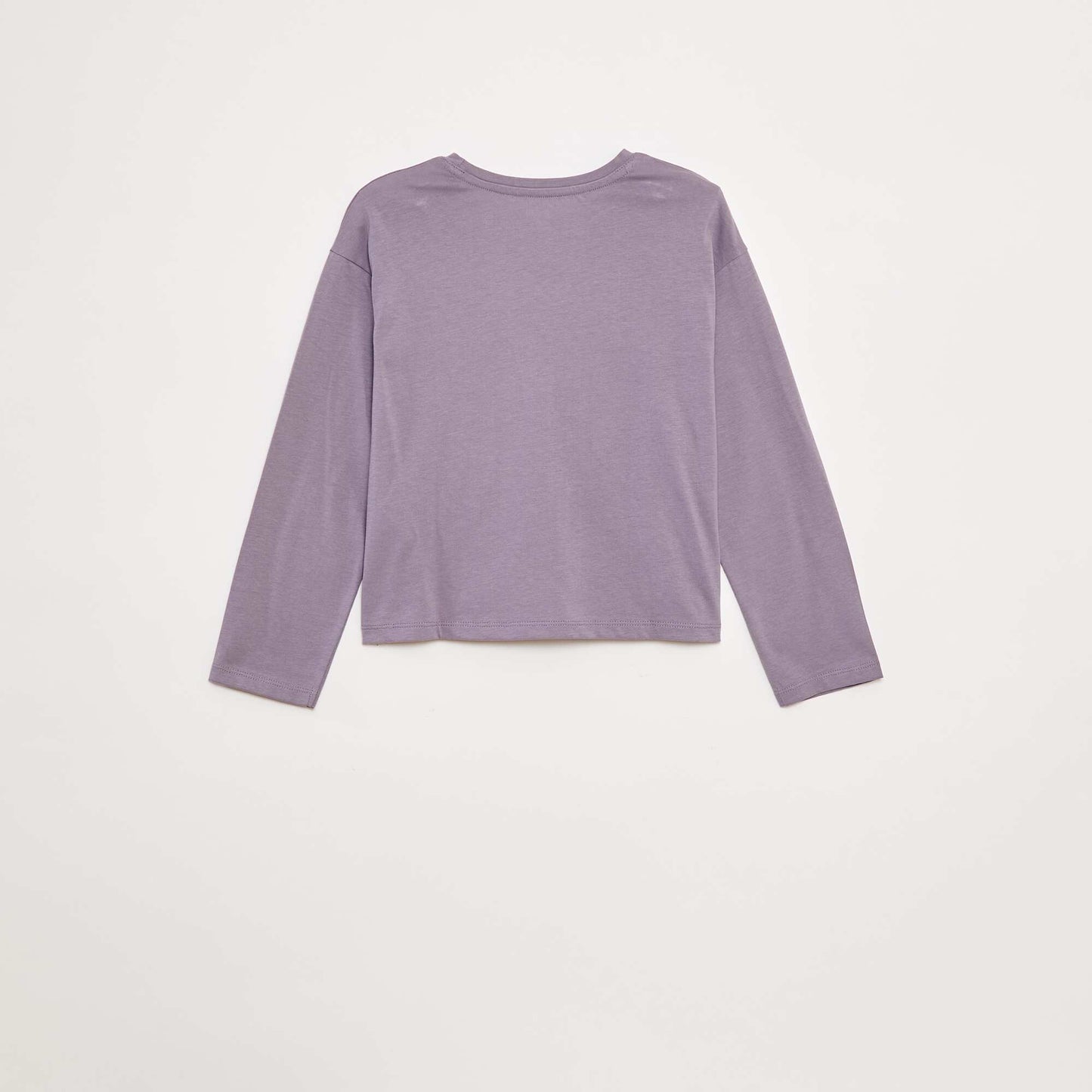 T-shirt manches longues avec sequins VIOLET