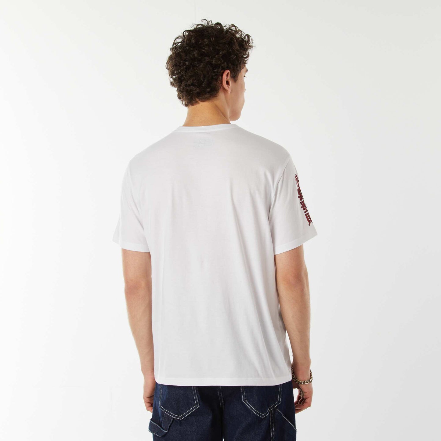 T-shirt 'House of the dragons' manches courtes BLANC