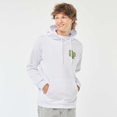 Sweat à capuche 'One piece' BLANC