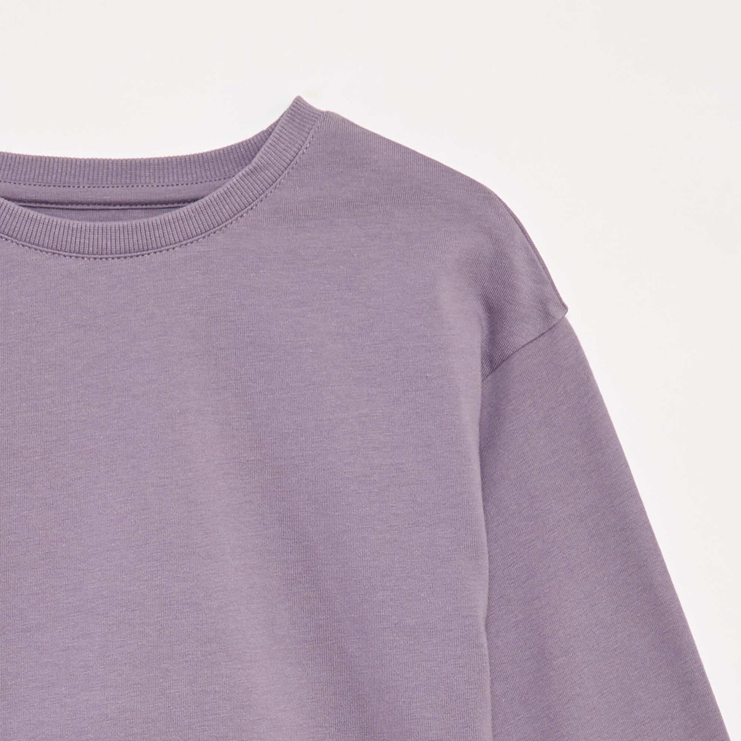 T-shirt en jersey manches longues VIOLET