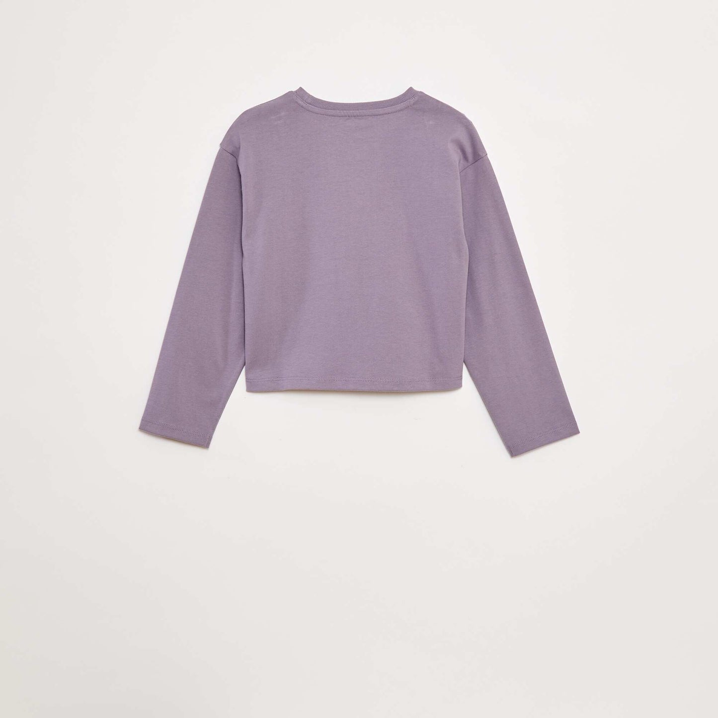 T-shirt en jersey manches longues VIOLET