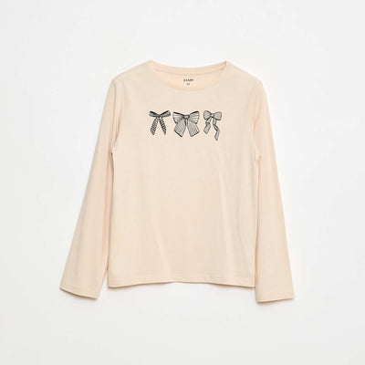 T-shirt imprimé BEIGE