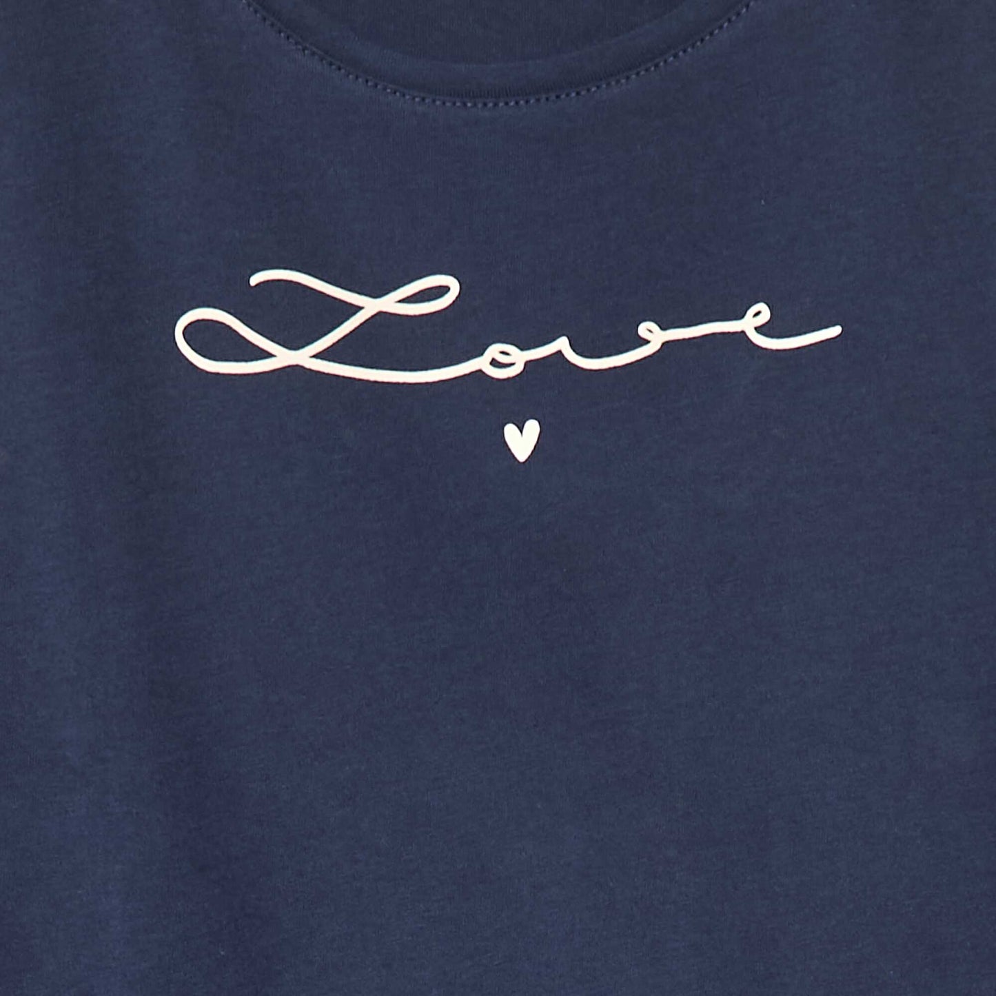 T-shirt imprimé BLEU MARINE