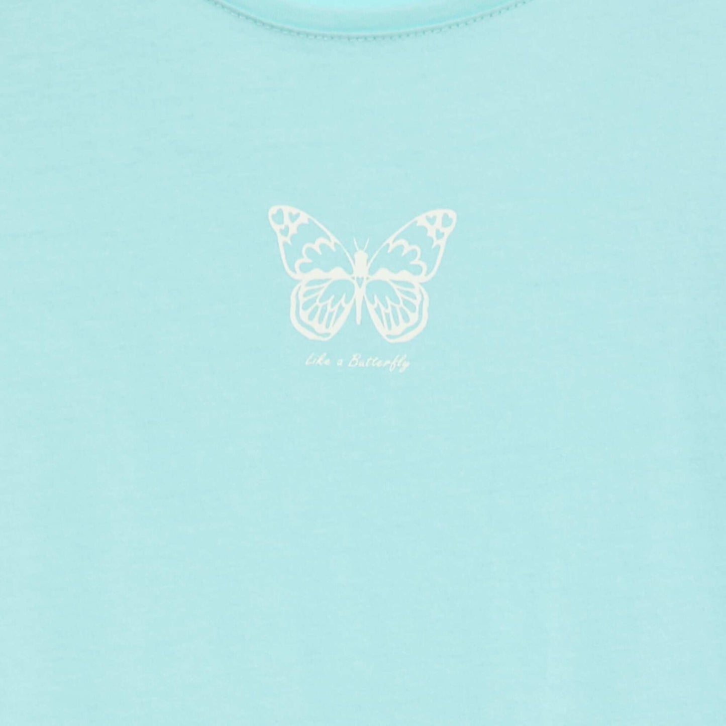 T-shirt imprimé BLEU TURQUOISE