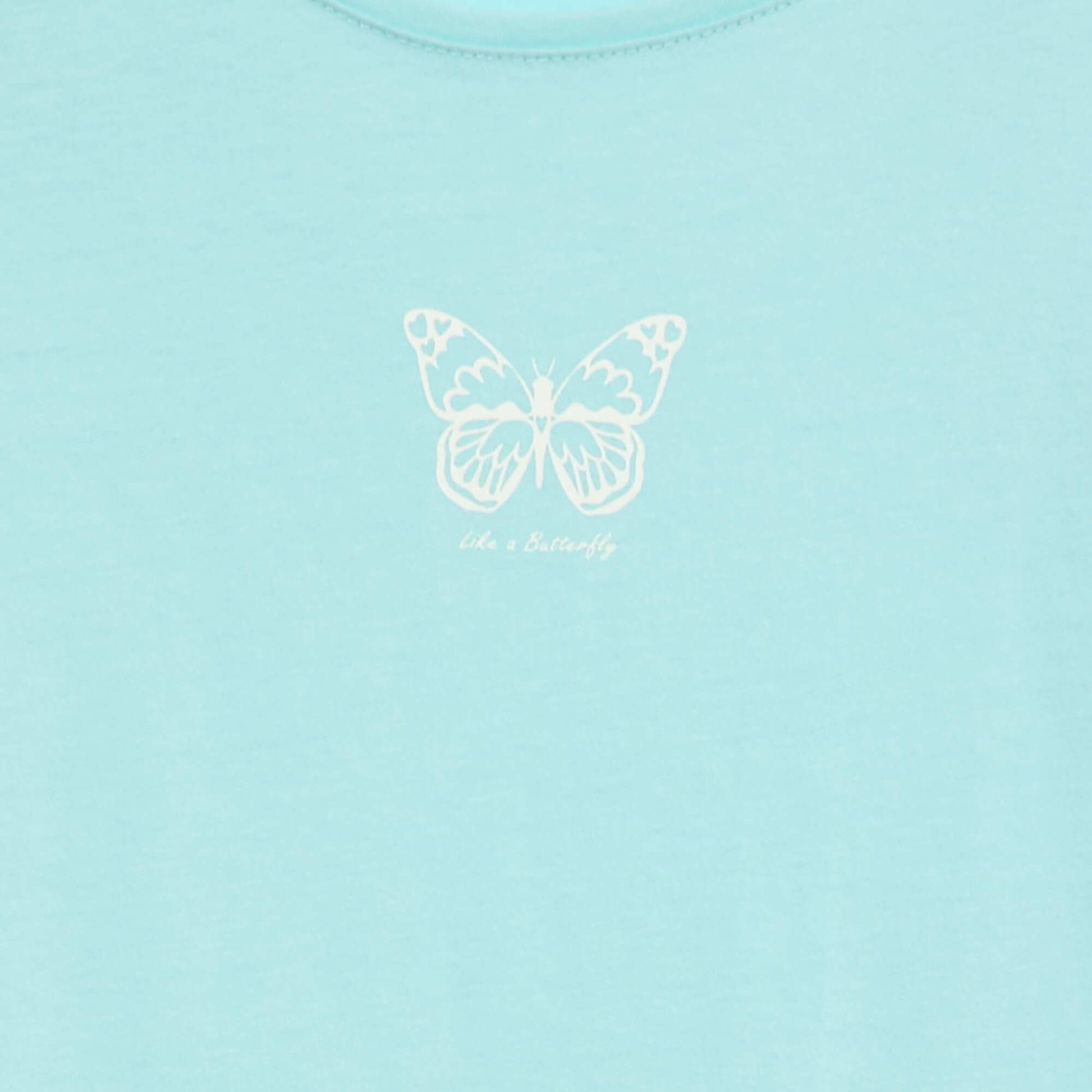 T-shirt imprimé BLEU TURQUOISE