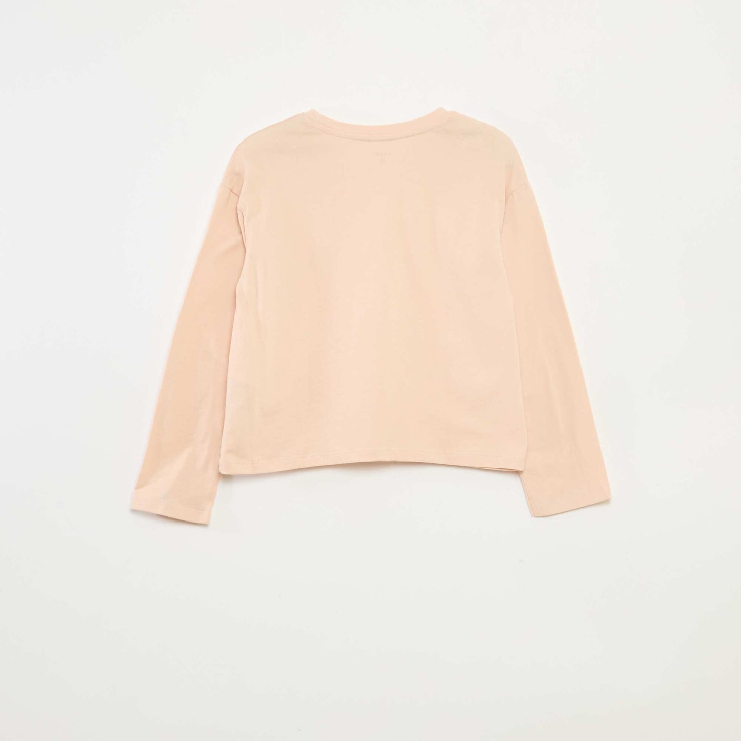 T-shirt imprimé manches longues ROSE