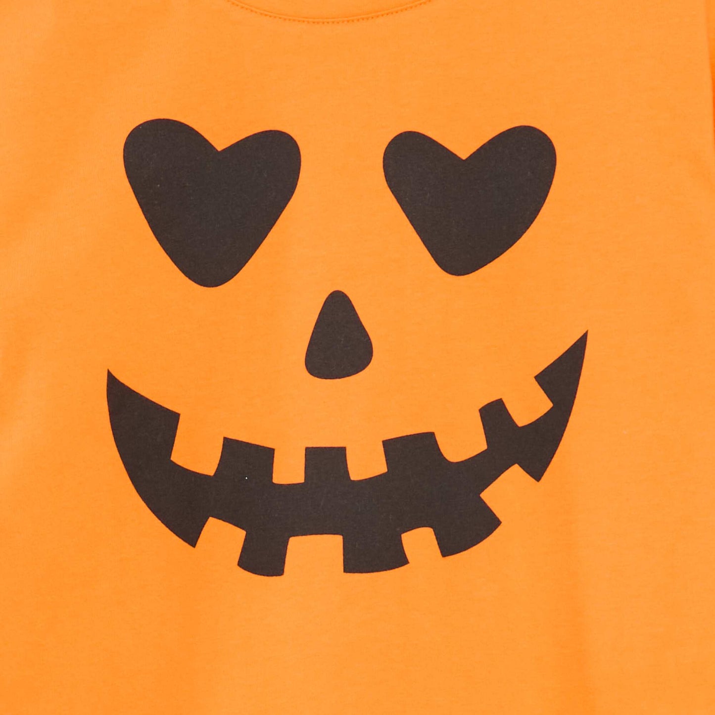 T-shirt imprimé manches longues ORANGE