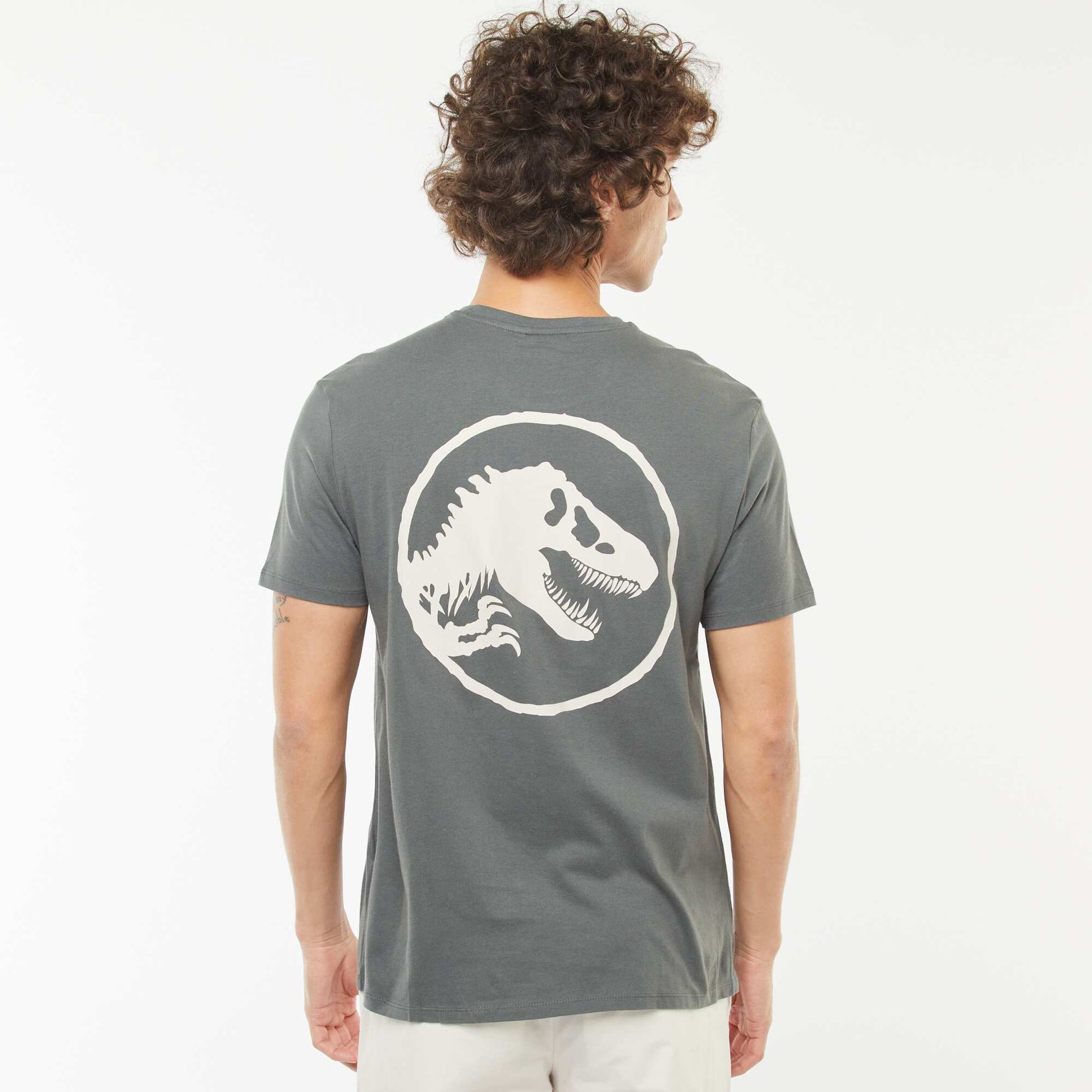 T-shirt 'Jurassic World' manches courtes VERT