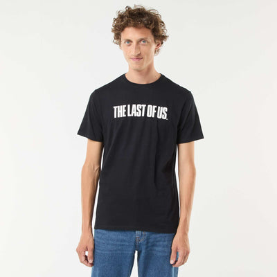 Tee-shirt 'The Last of Us' manches courtes imprimé recto/verso NOIR