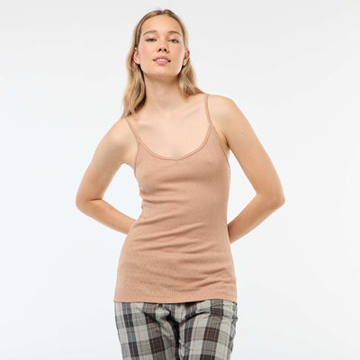 Débardeur uni thermorégulateur BEIGE