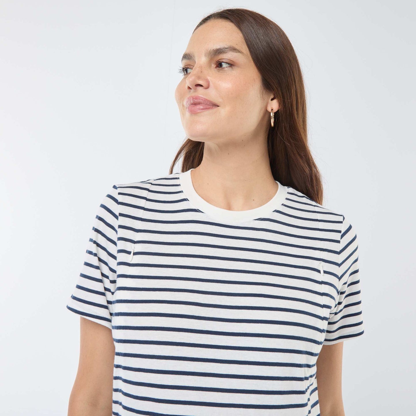T-shirt d'allaitement BLANC