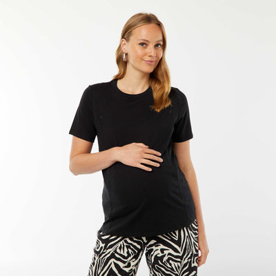 T-shirt d'allaitement NOIR