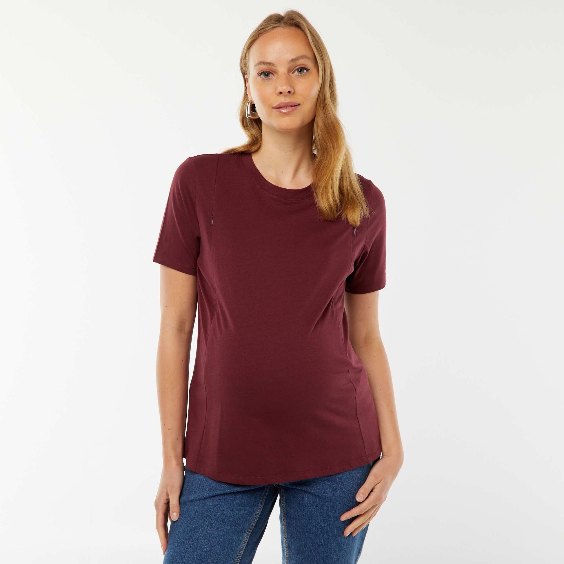 T-shirt d'allaitement ROUGE