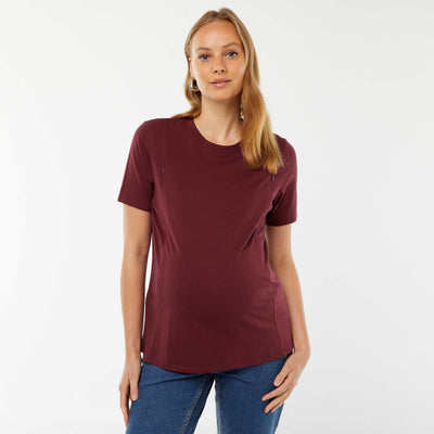T-shirt d'allaitement ROUGE