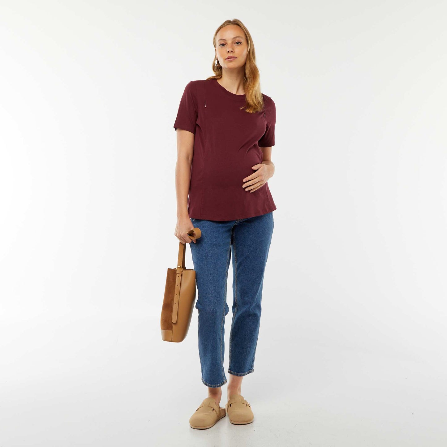 T-shirt d'allaitement ROUGE