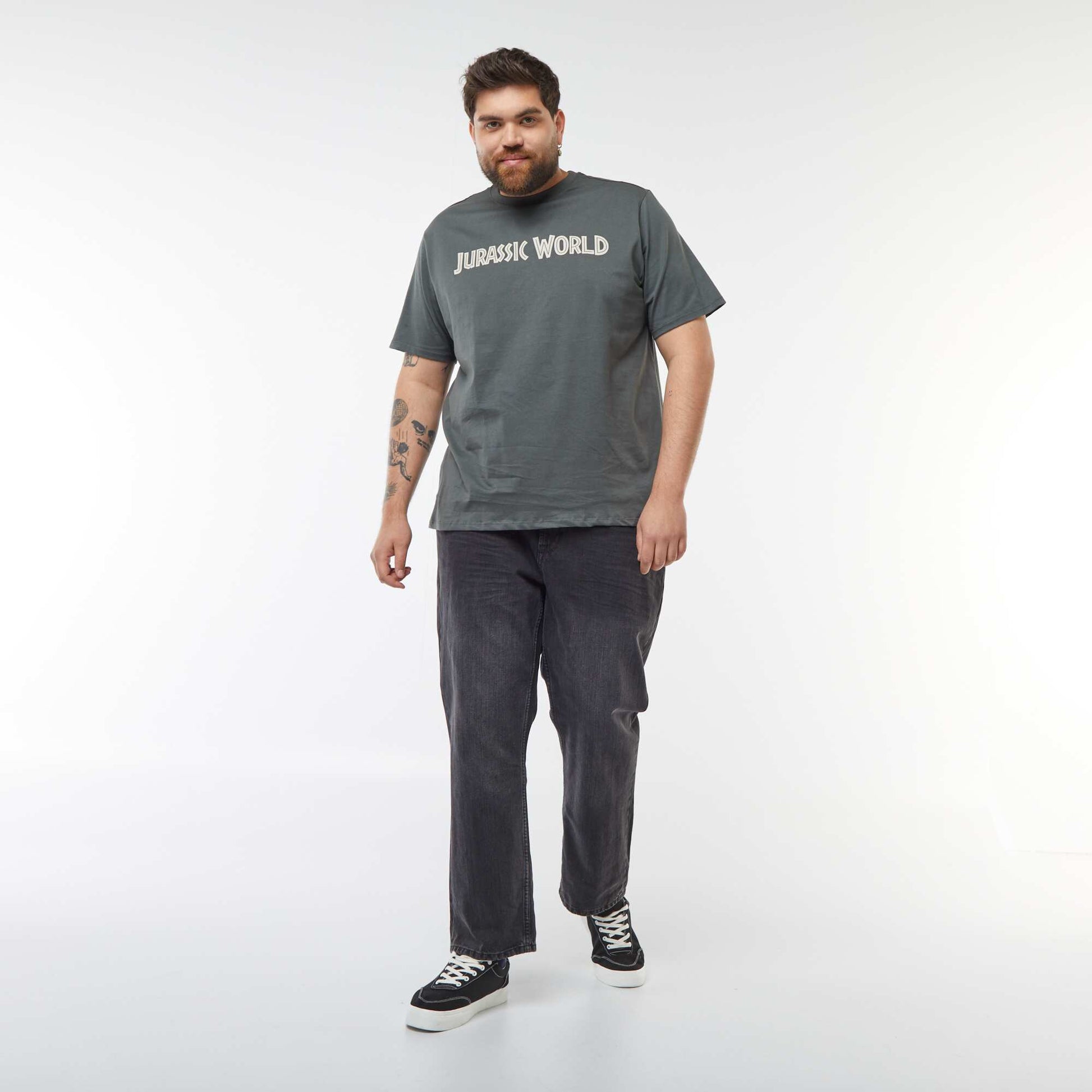 T-shirt 'Jurassic World' manches courtes VERT