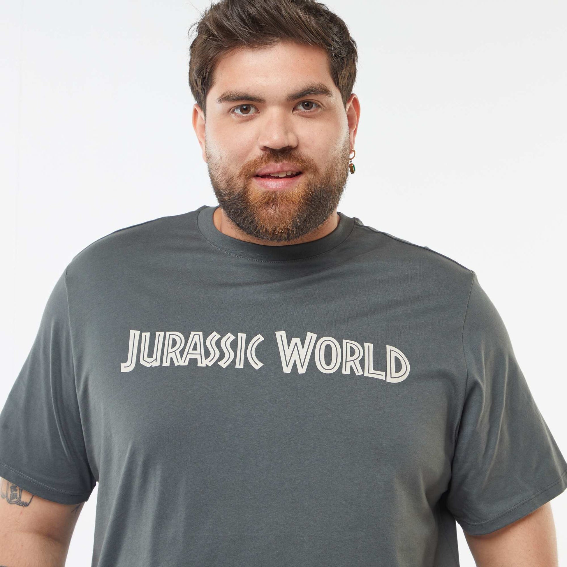 T-shirt 'Jurassic World' manches courtes VERT