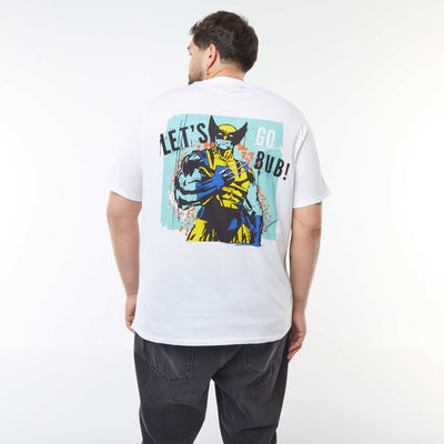 T-shirt imprimé 'X-Men' 'Marvel' manches courtes BLANC
