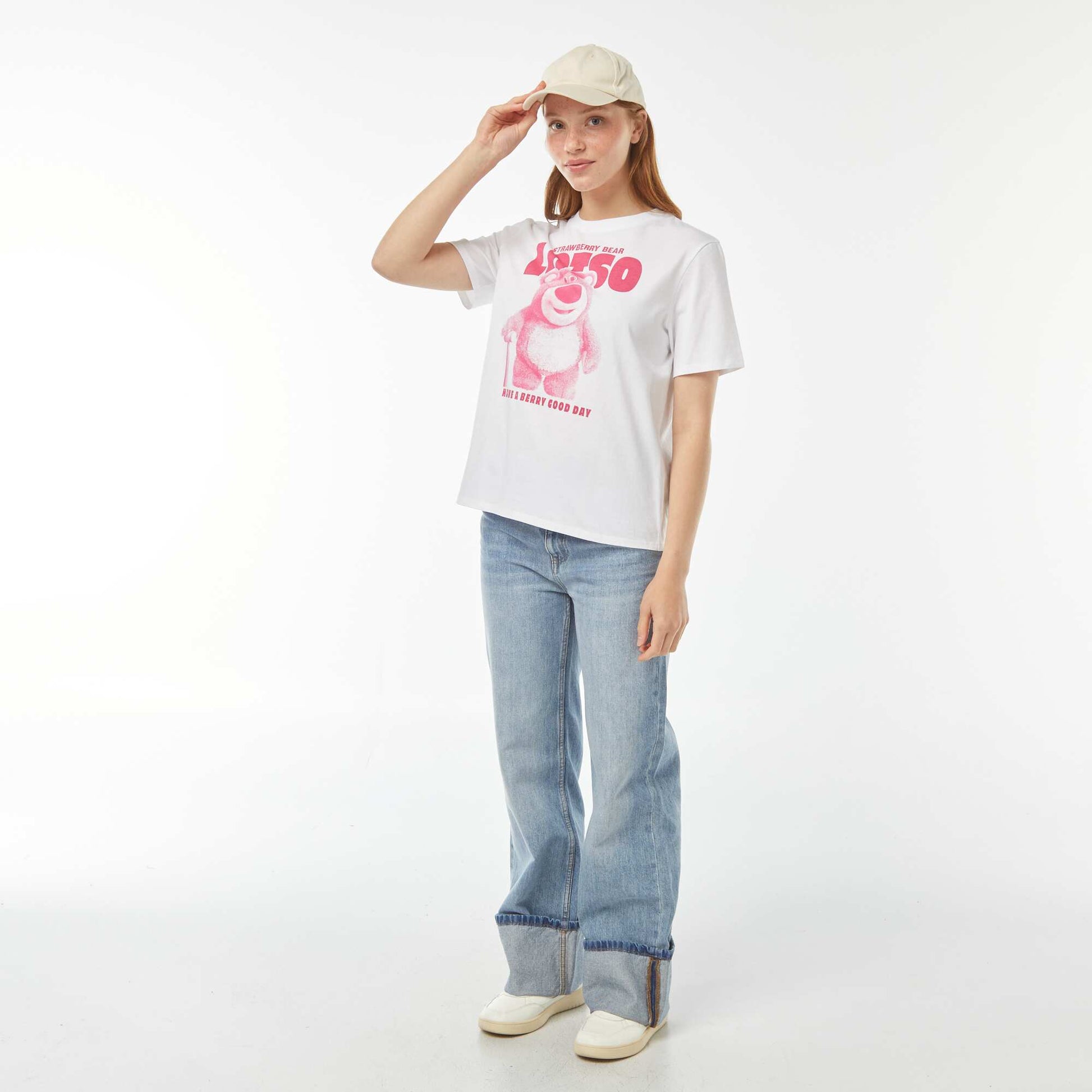 Tee-shirt imprimé 'Toy Story' manches courtes BLANC