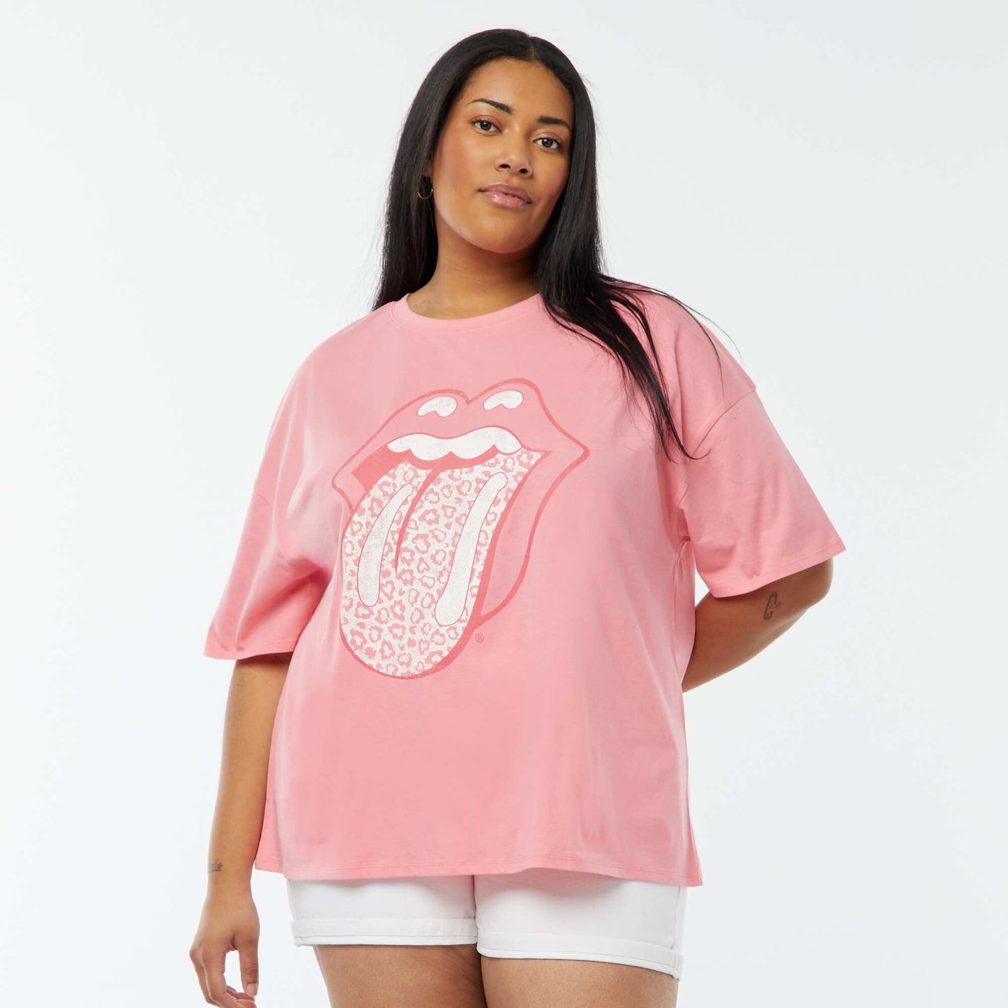 T-shirt 'The Rolling Stones' manches courtes BLANC
