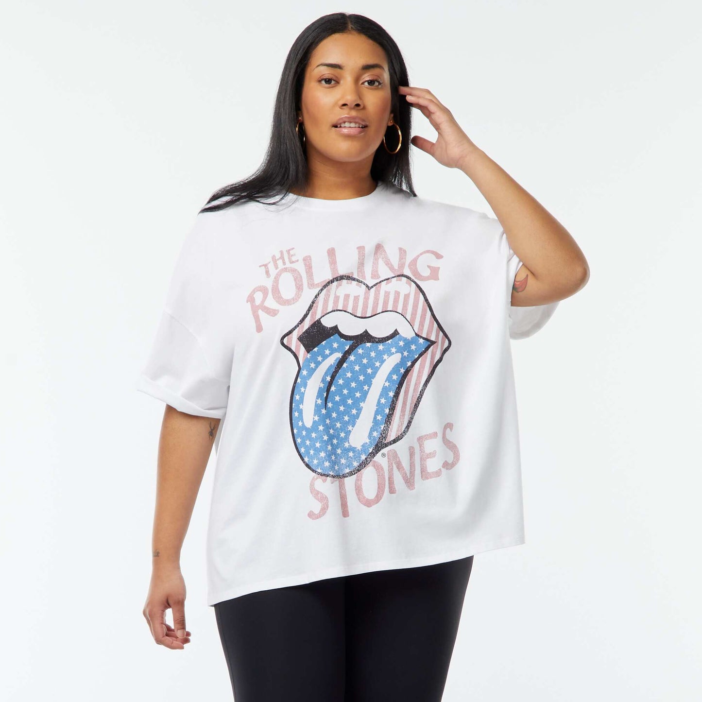 T-shirt 'The Rolling Stones' manches courtes BLANC