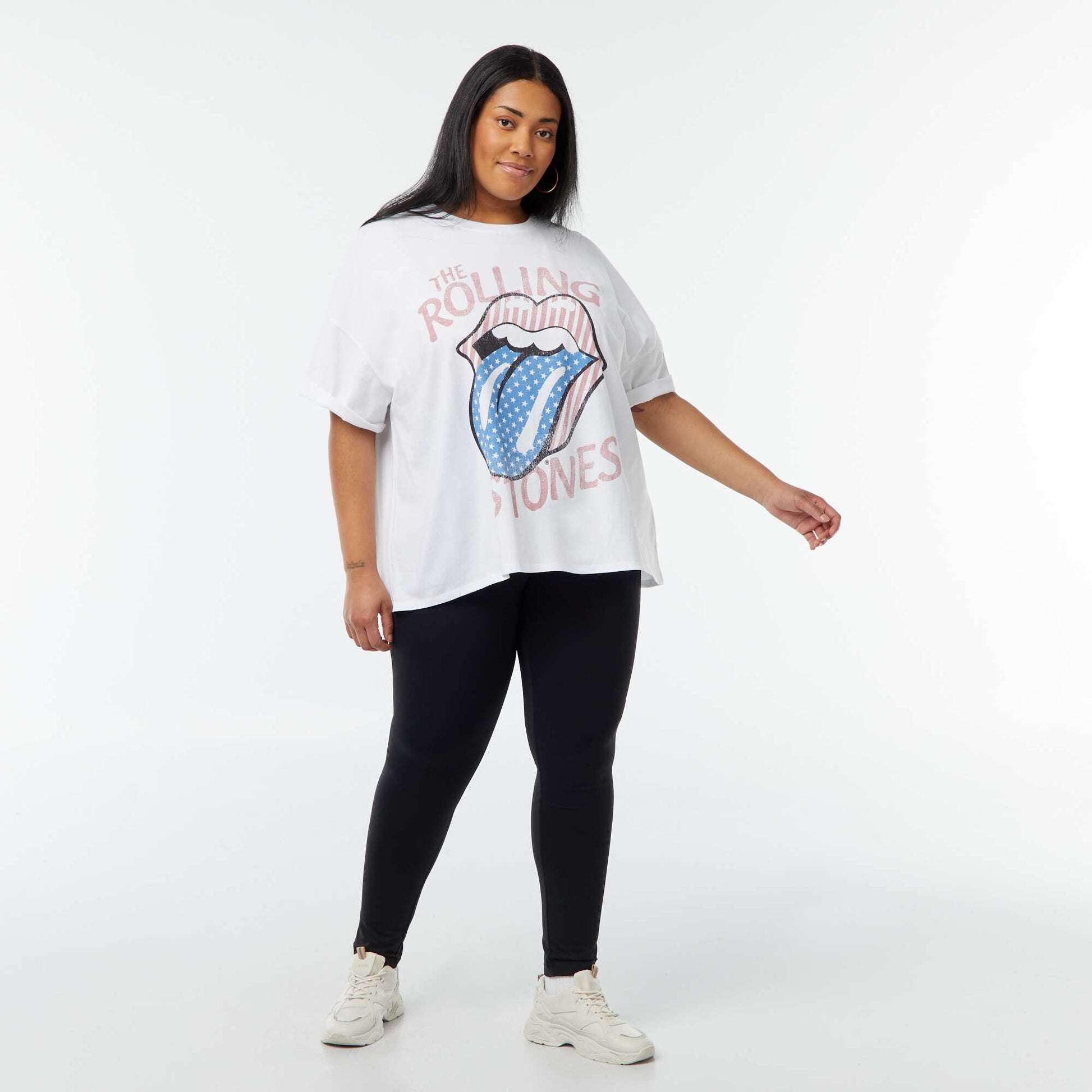 T-shirt 'The Rolling Stones' manches courtes BLANC