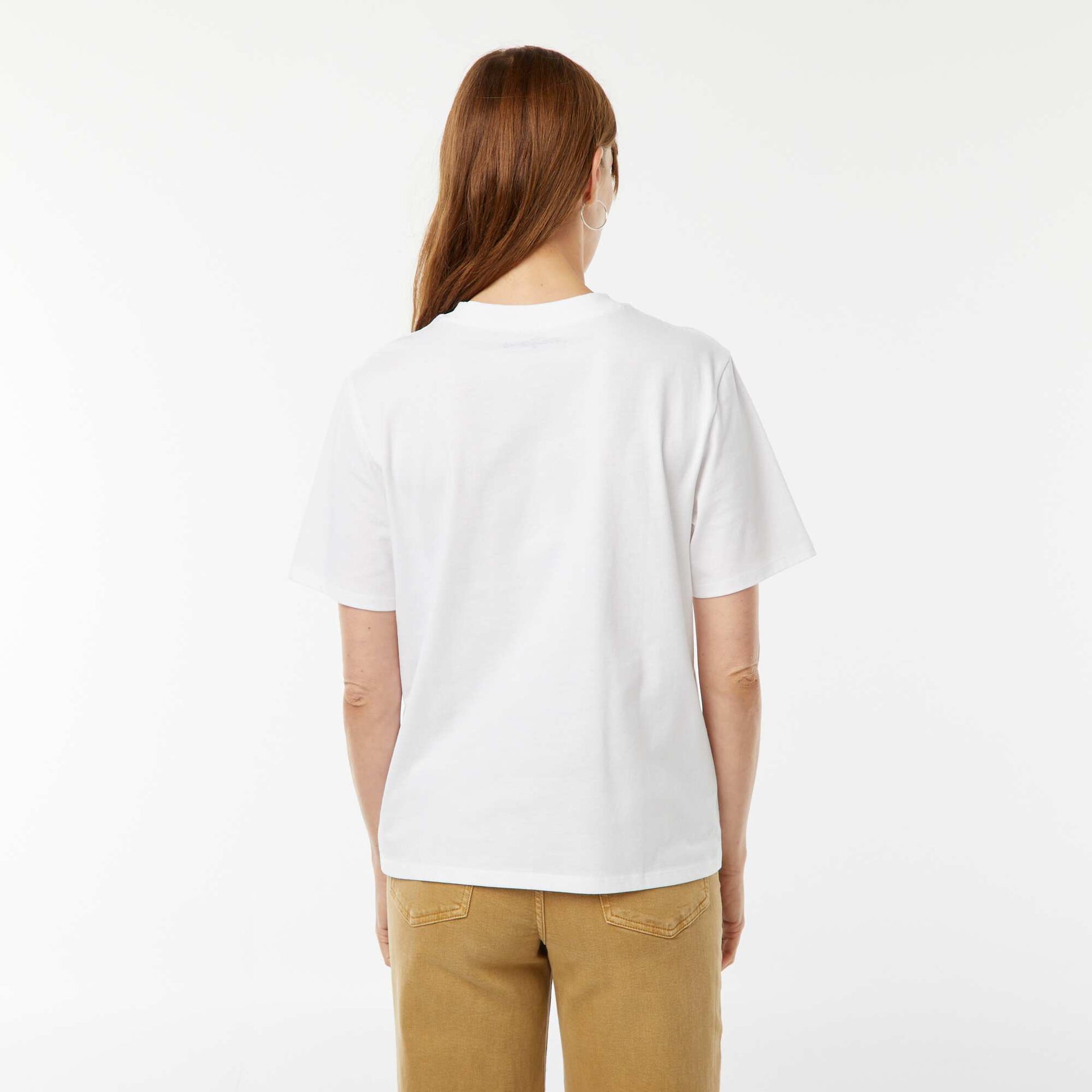 T-shirt à manches courtes 'Rolling Stones' BLANC