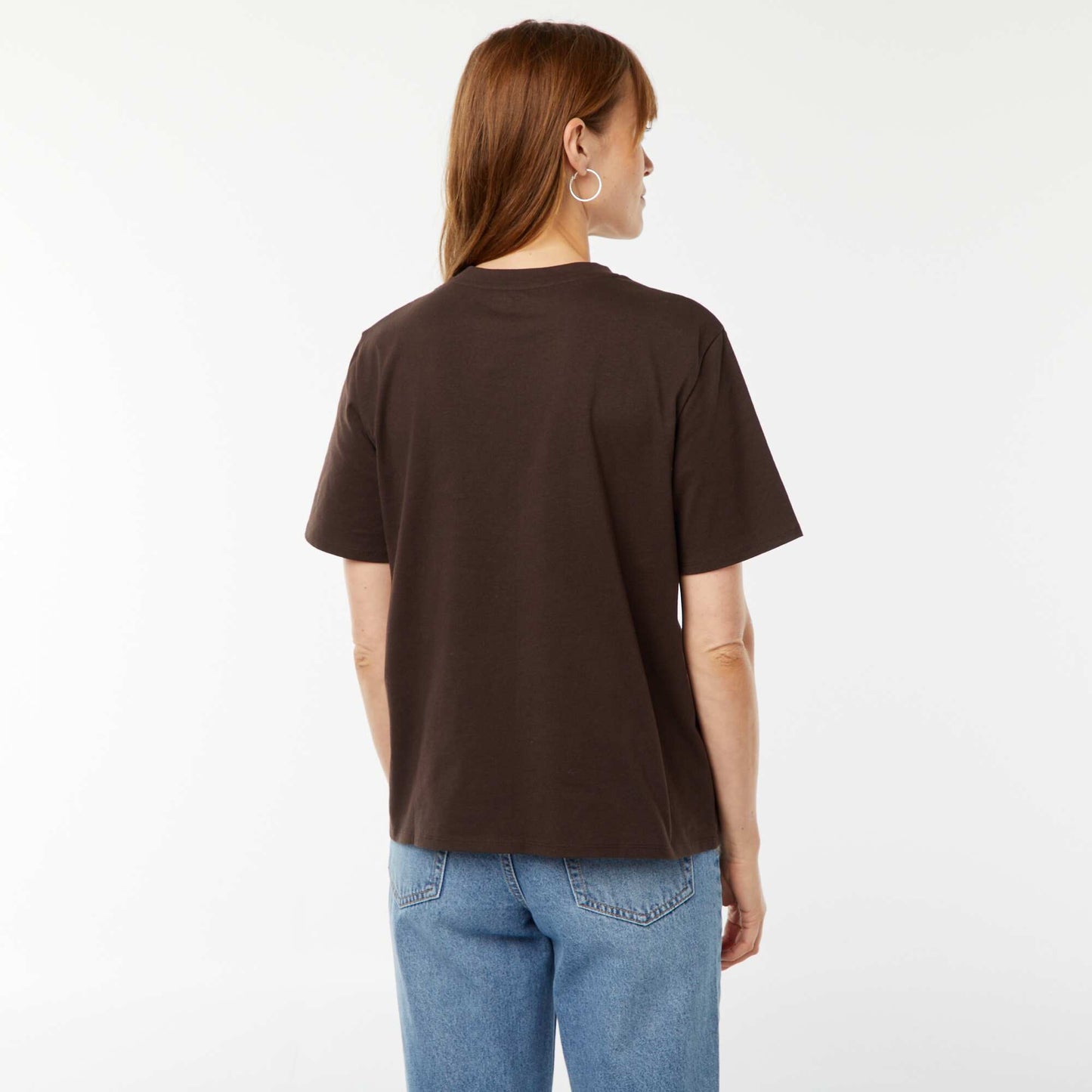 T-shirt à manches courtes 'Rolling Stones' MARRON