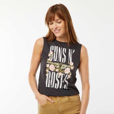 T-shirt sans manches 'Guns N' Roses' NOIR