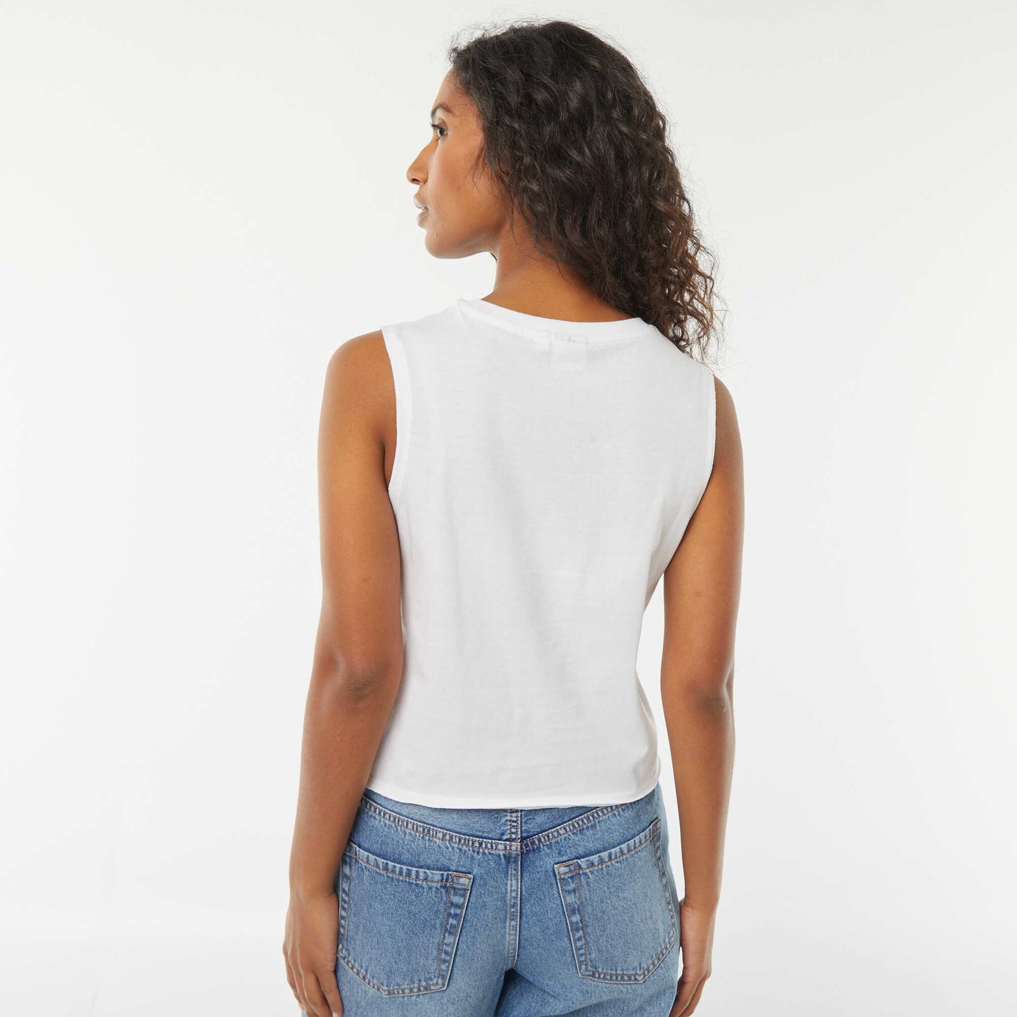 T-shirt sans manches 'Nirvana' BLANC