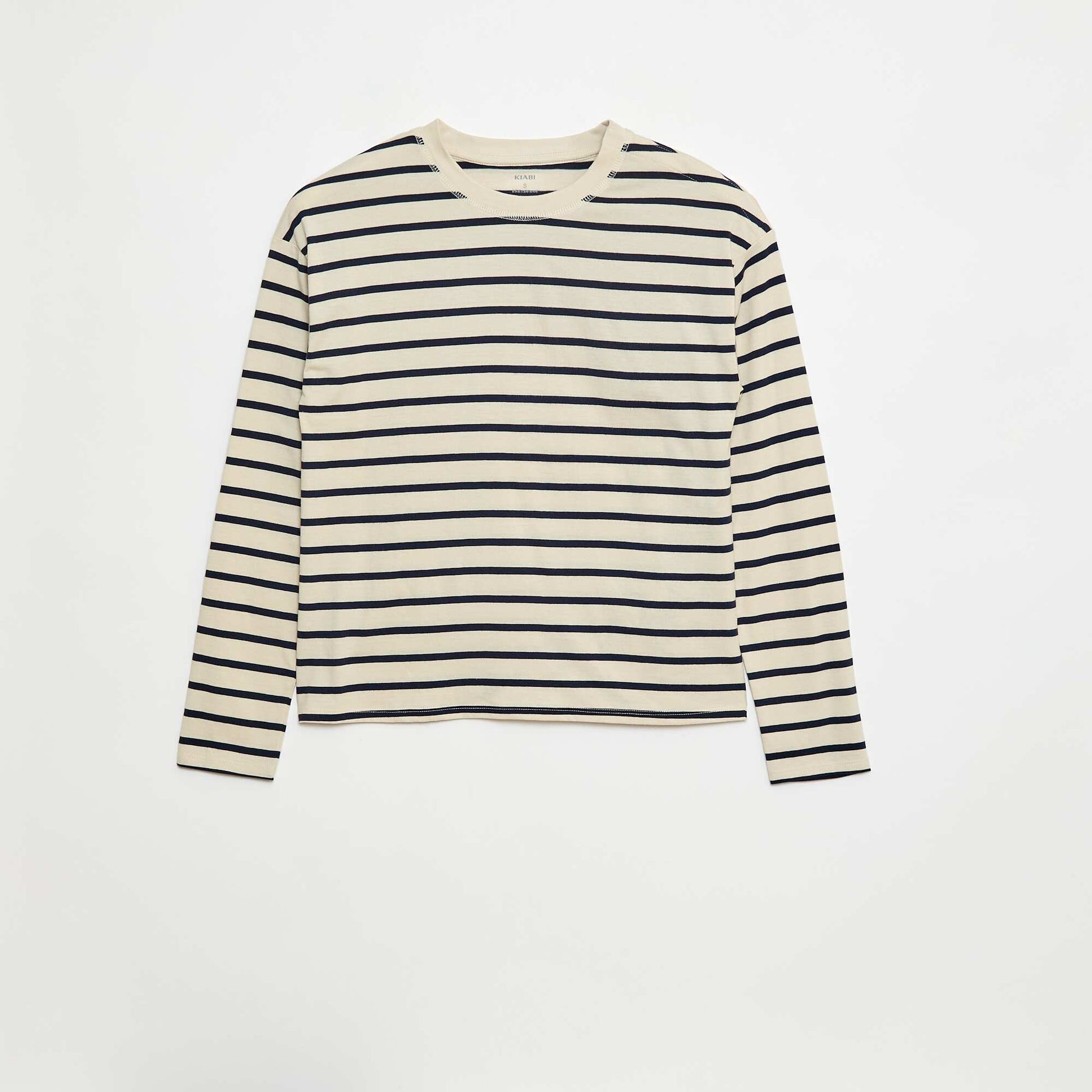 Tee-shirt marinière épaule scratchée - So Easy BLANC
