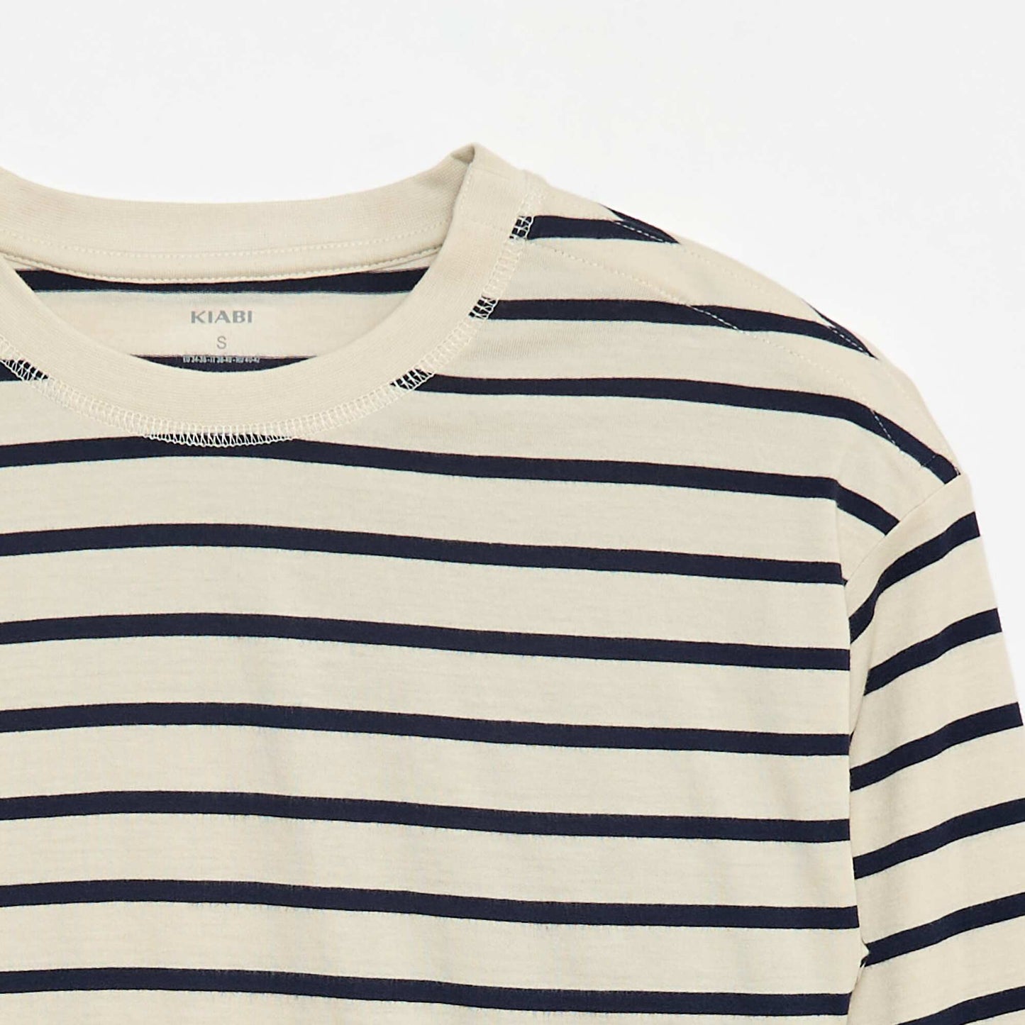 Tee-shirt marinière épaule scratchée - So Easy BLANC