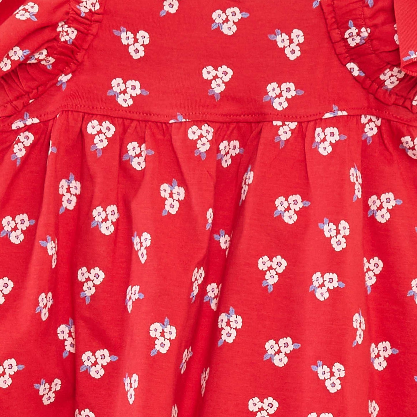 T-shirt à manches courtes avec imprimé ROUGE