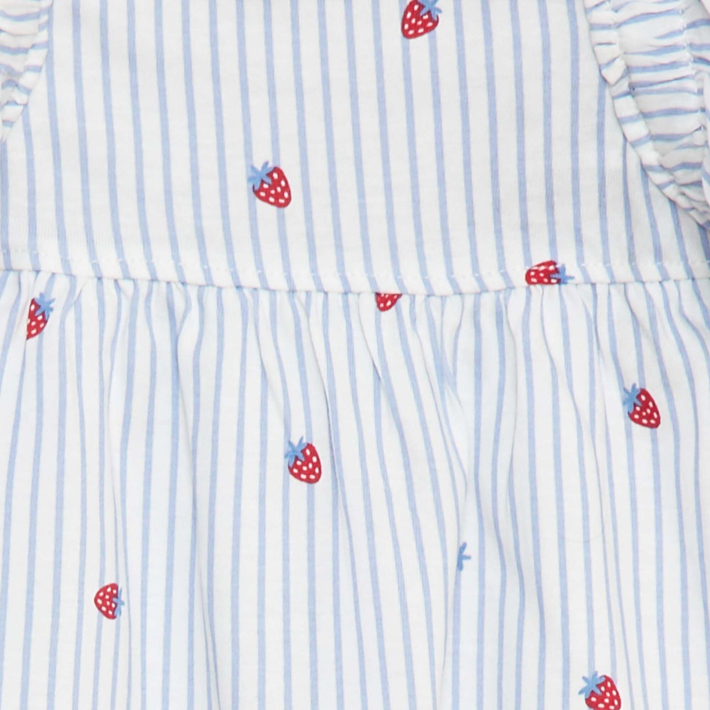 T-shirt à manches courtes avec imprimé BLANC