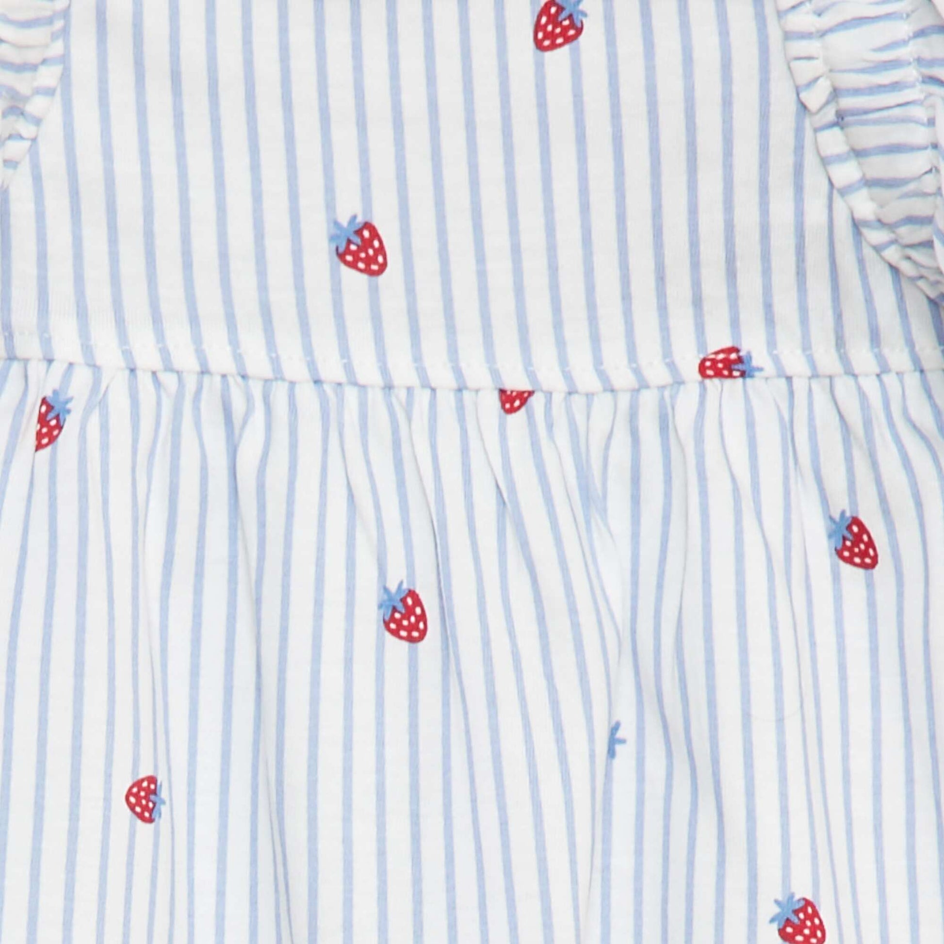 T-shirt à manches courtes avec imprimé BLANC
