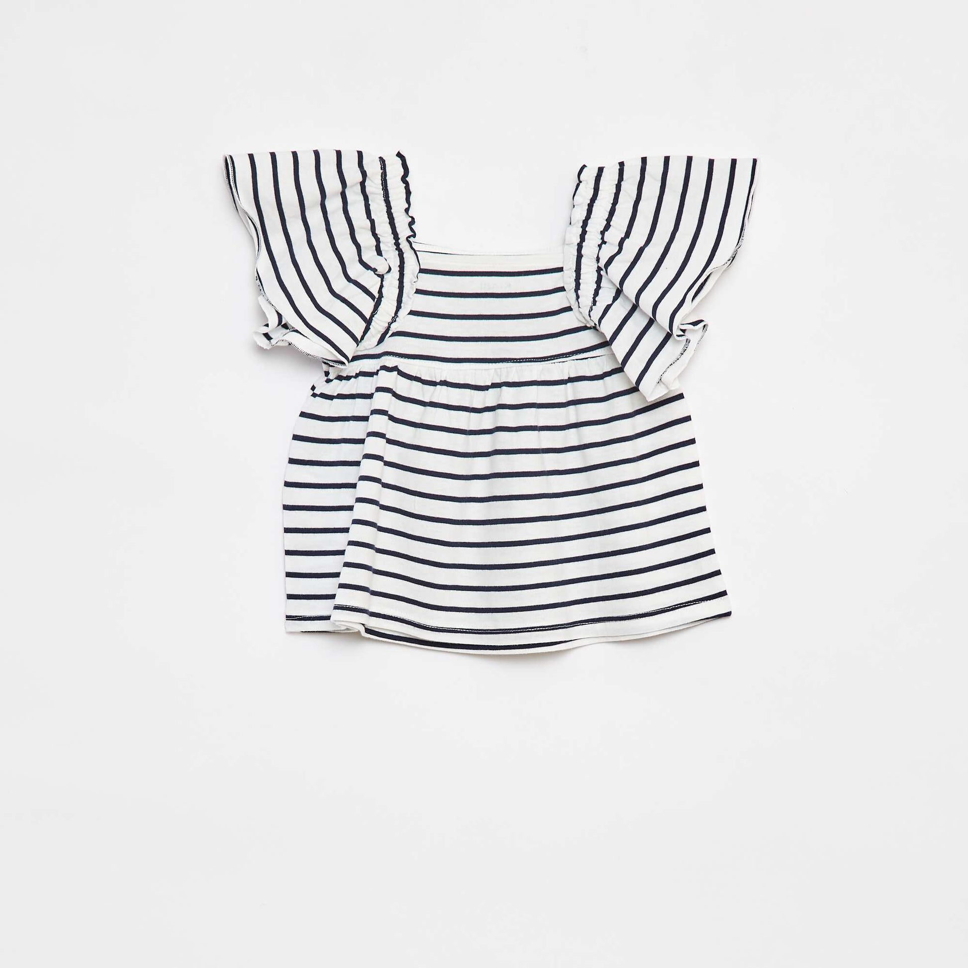 T-shirt à manches courtes avec imprimé BLANC