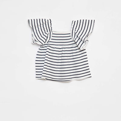 T-shirt à manches courtes avec imprimé BLANC