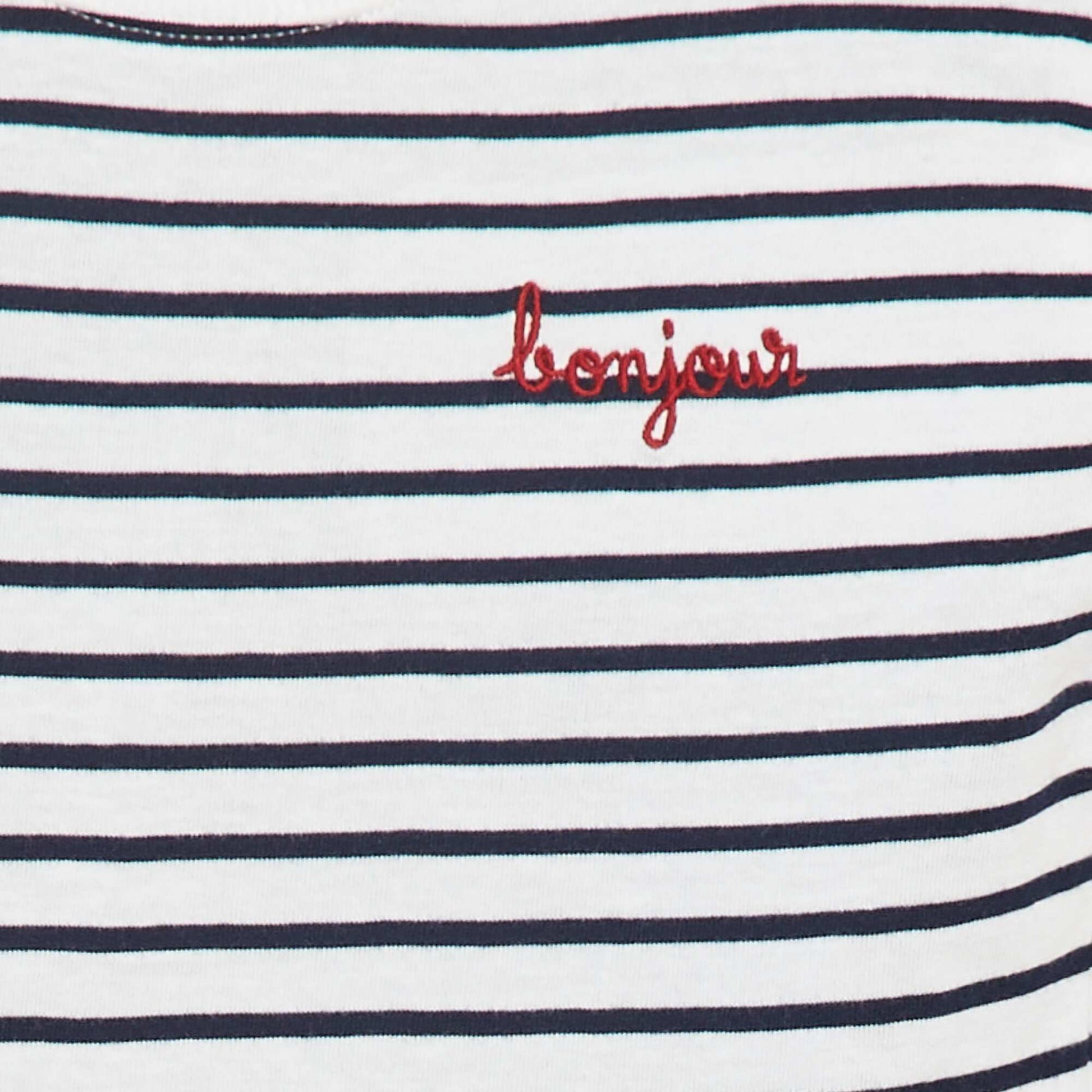 T-shirt à manches courtes avec imprimé BLANC